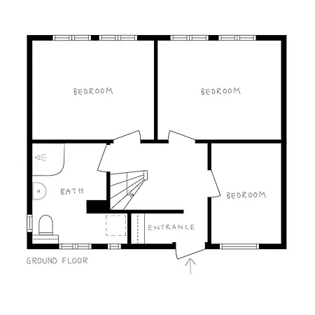 Dinbnb - History Meets Modern I 3-story House Ferienhaus Bergen